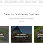 Murray Park Estate Park Construction